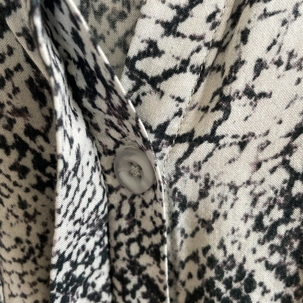 Python Print Button-Down Blouse From Anthropologi… - image 3